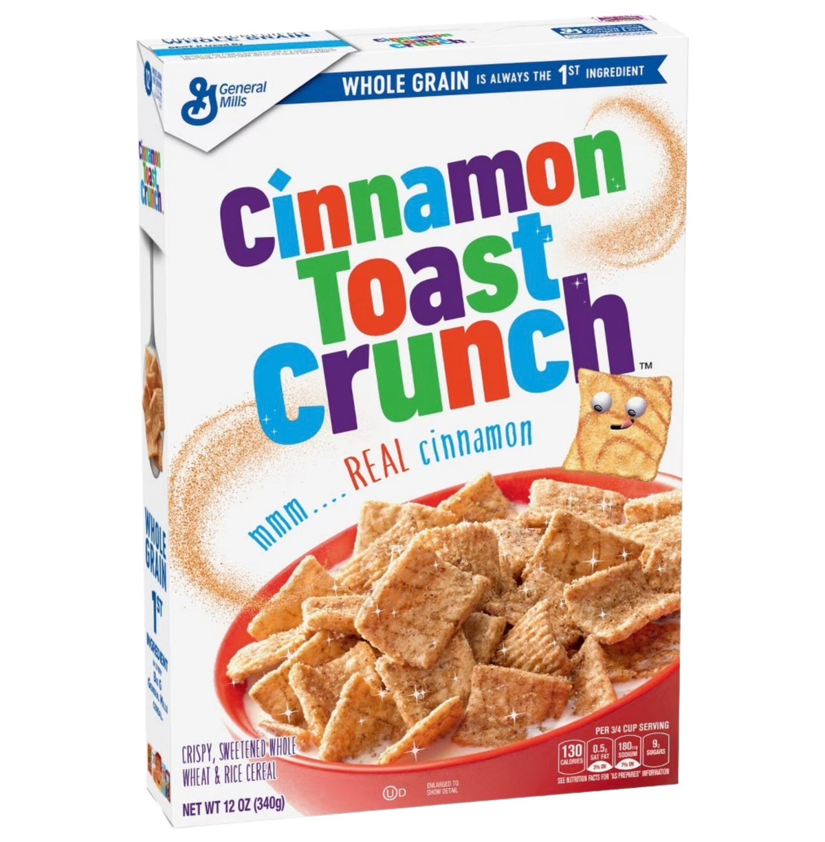 CINNAMON TOAST CRUNCH CEREAL (12 X 340g)
