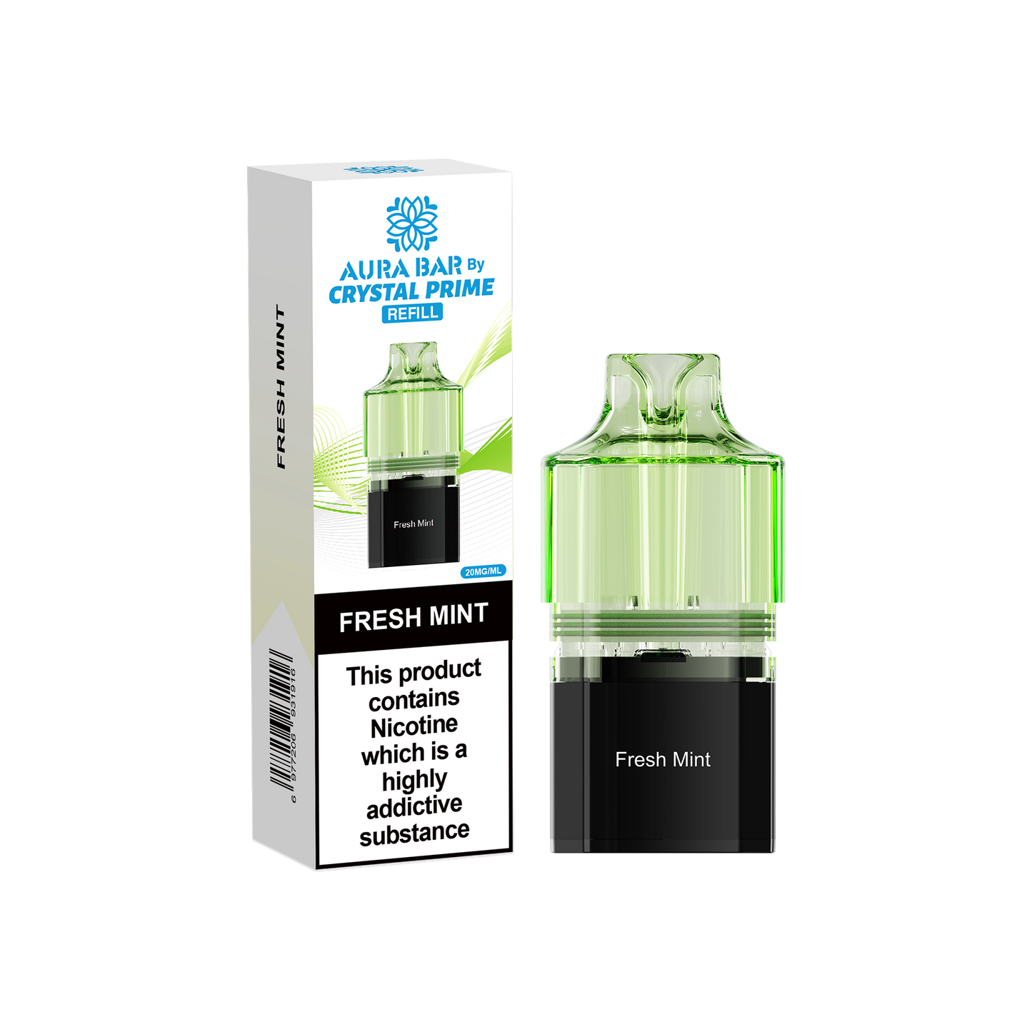 FRESH MINT - CRYSTAL PRIME 10K PODS