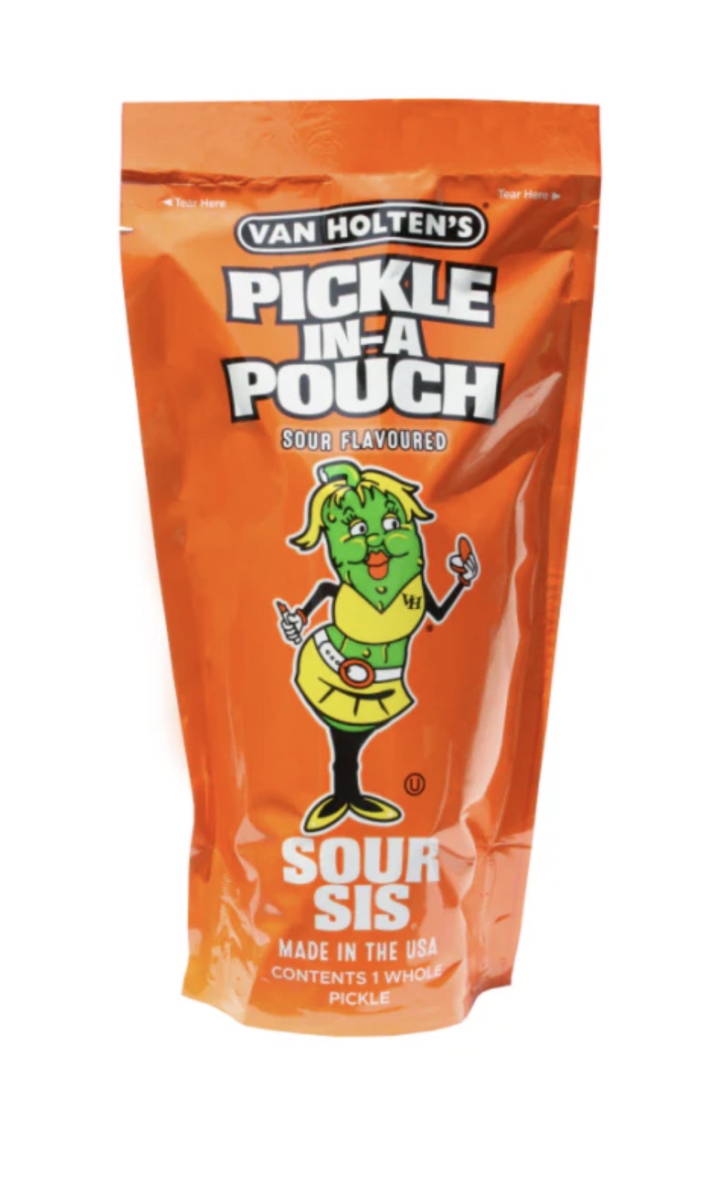 PRINGLE SOUR SIS - PICKLE IN A POUCH VAN HOLTENS (12PK)