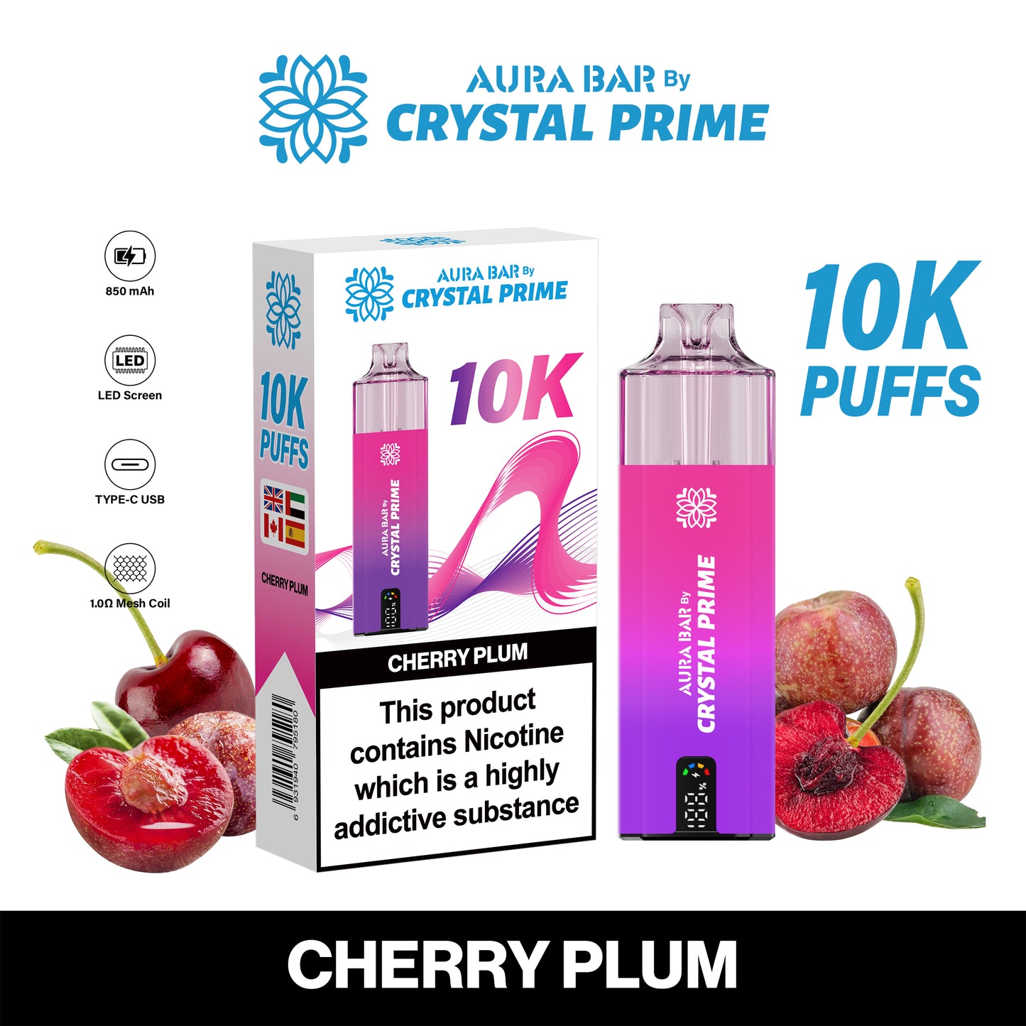 CHERRY PLUM - CRYSTAL PRIME 10K