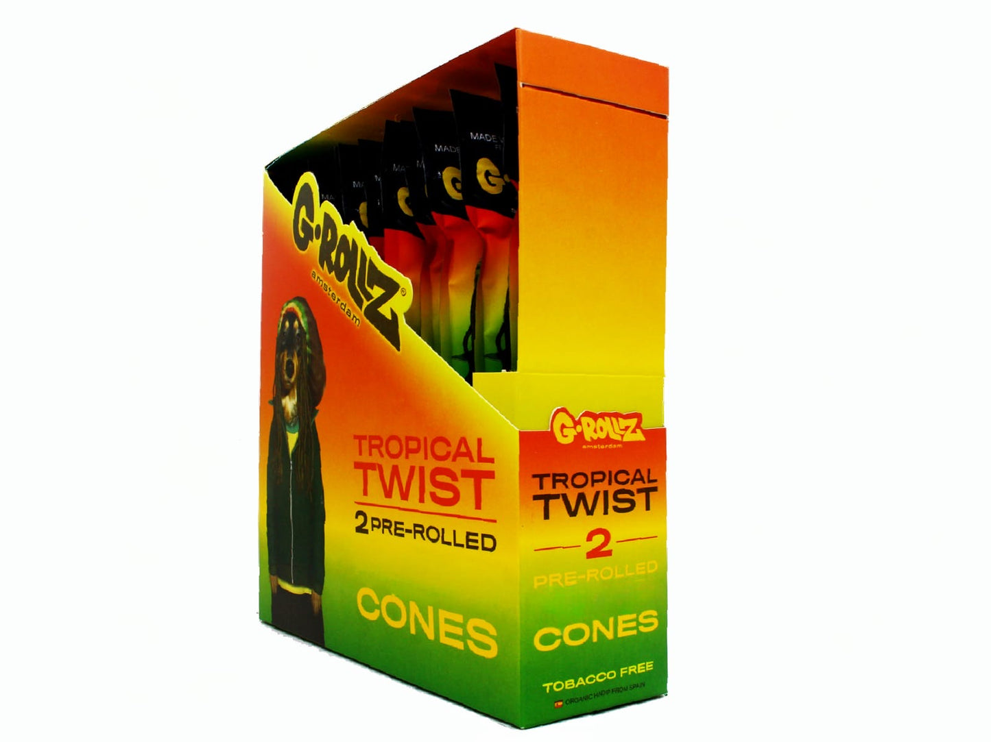 G-ROLLZ TROPICAL TWIST CONES (12PACK)