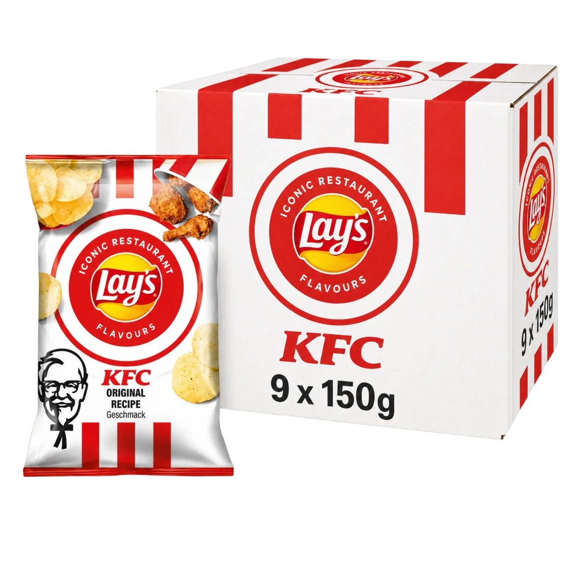 LAYS - KFC ORIGINAL RECIPE 150g - 9PK