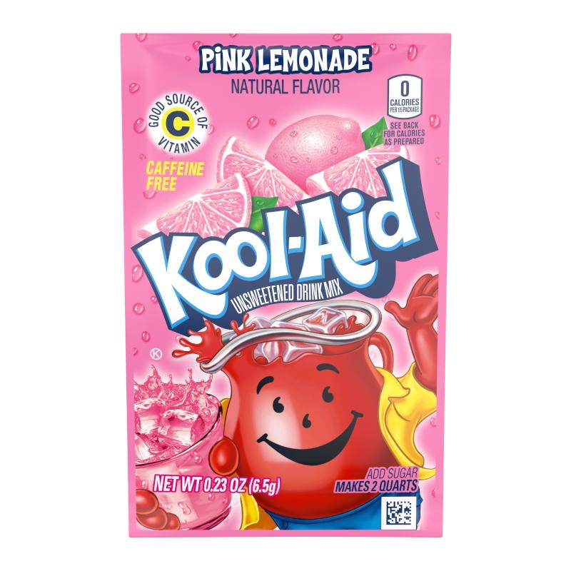 PINK LEMONADE KOOL AID DRINK MIX (48PK)