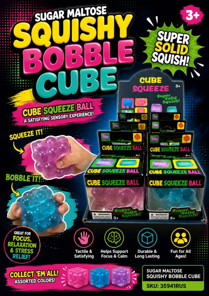 BUBBLE GRAPE SQUISHY (12PK)