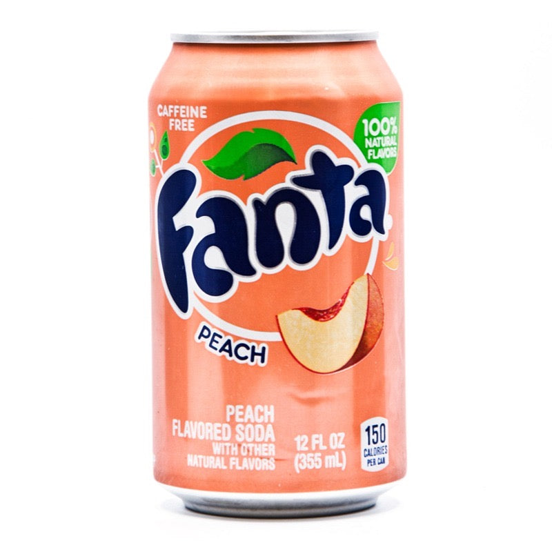 FANTA PEACH CANS USA (12X350ML)