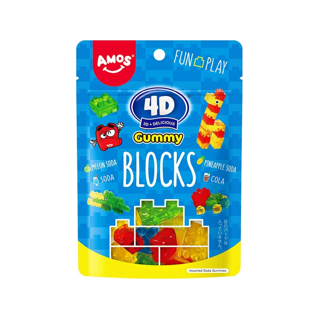 4D GUMMY BLOCKS PEELERZ (12 X 72G)