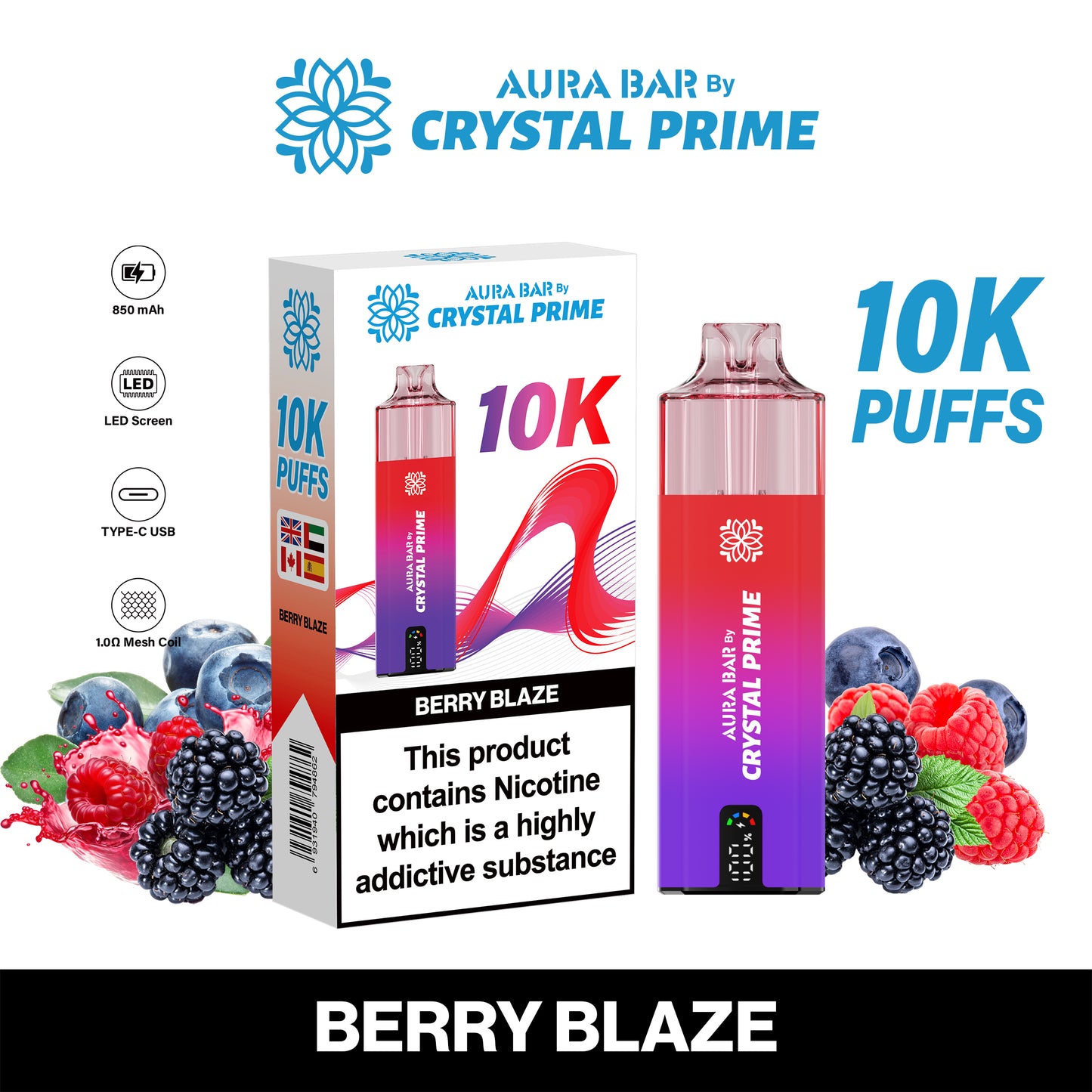 BERRY BLAZE - CRYSTAL PRIME 10K