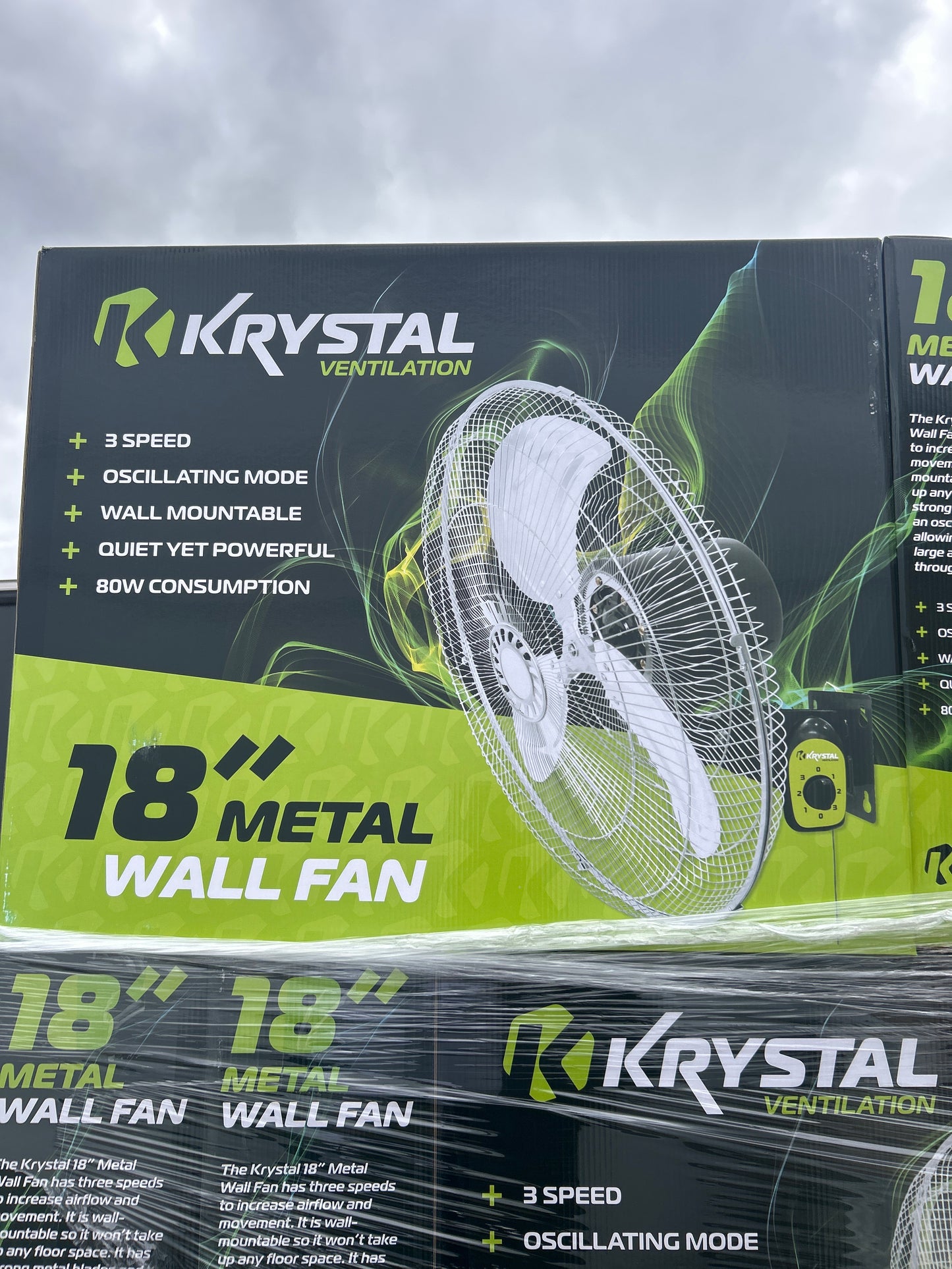 METAL WALL FAN (18 Inch)