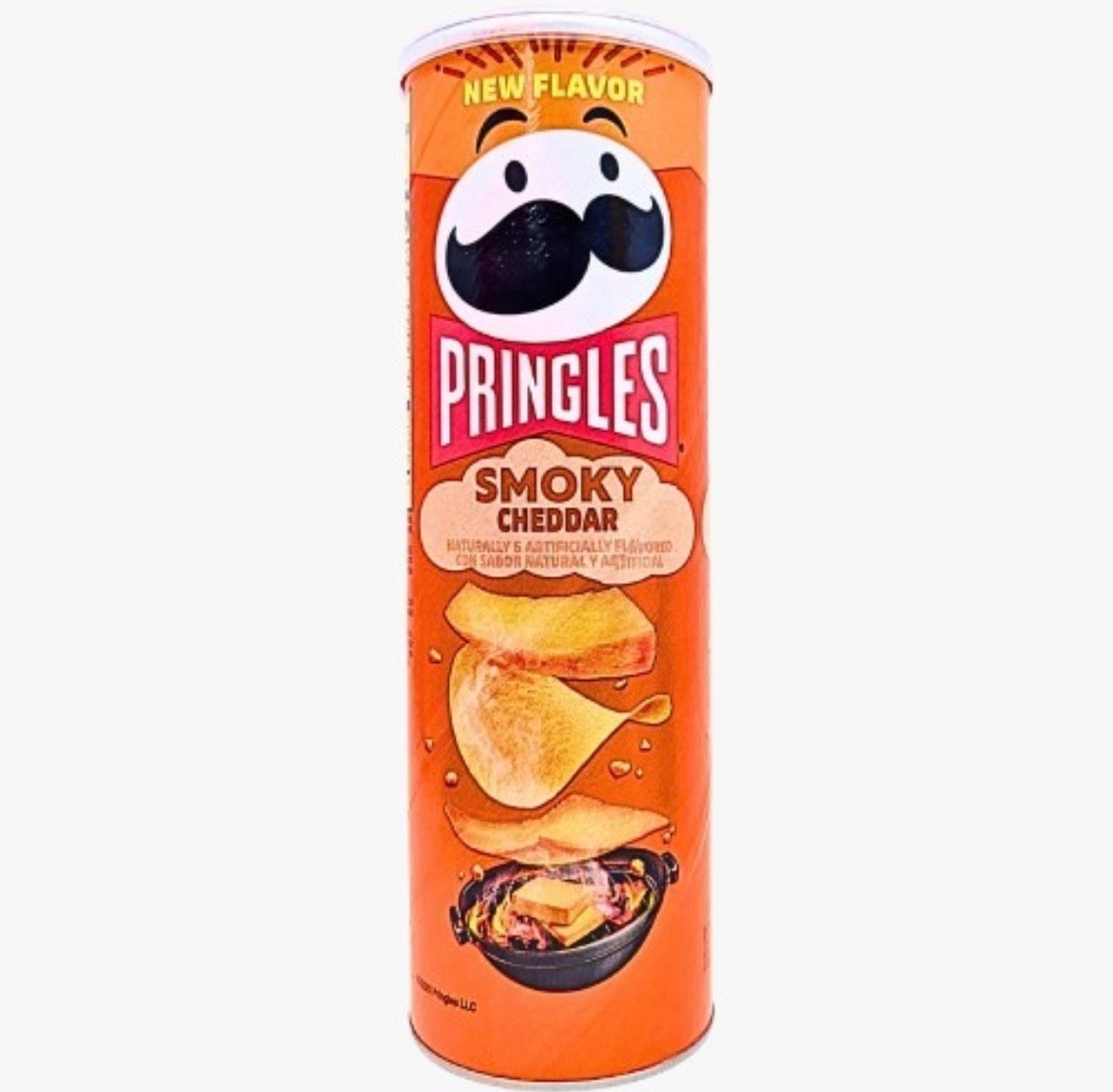 PRINGLES SMOKY CHEDDAR 5.5oz 14 pcs