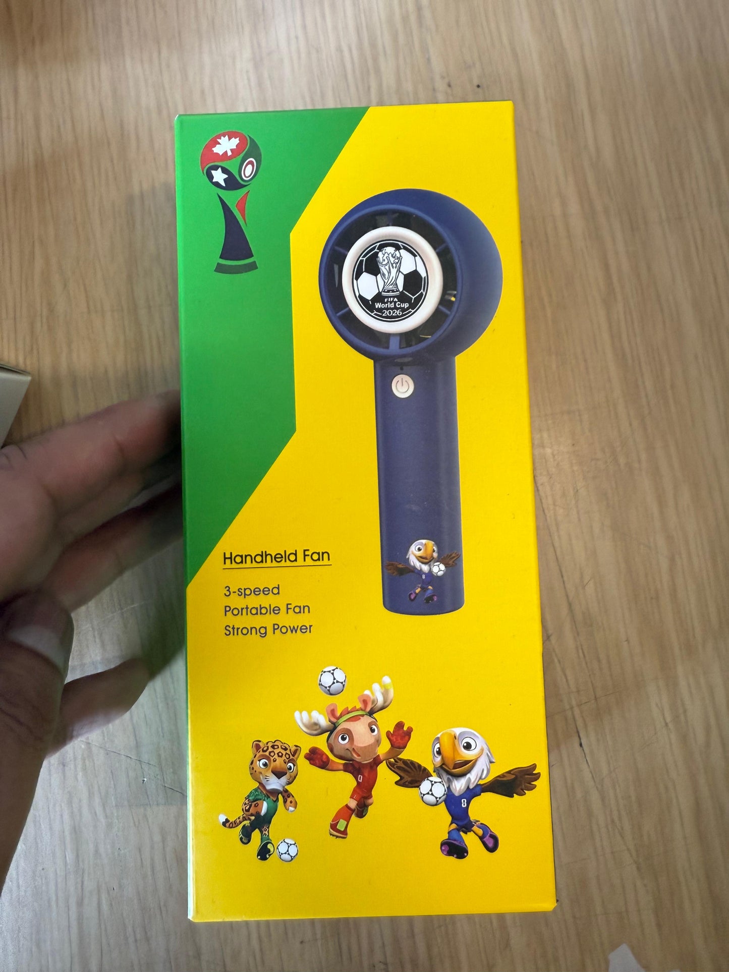 PORTABLE WORLD CUP HAND-HELD ELECTRIC FAN