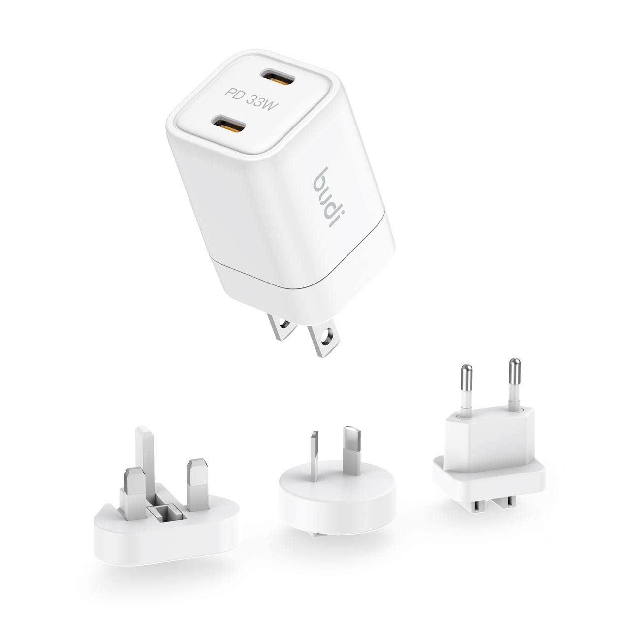 33W DUAL USB - C MINI GLOBAL CHARGER