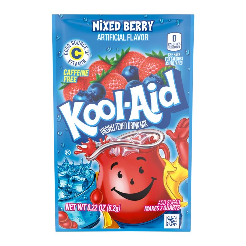 MIXED BERRY KOOL AID DRINK MIX (48PK)