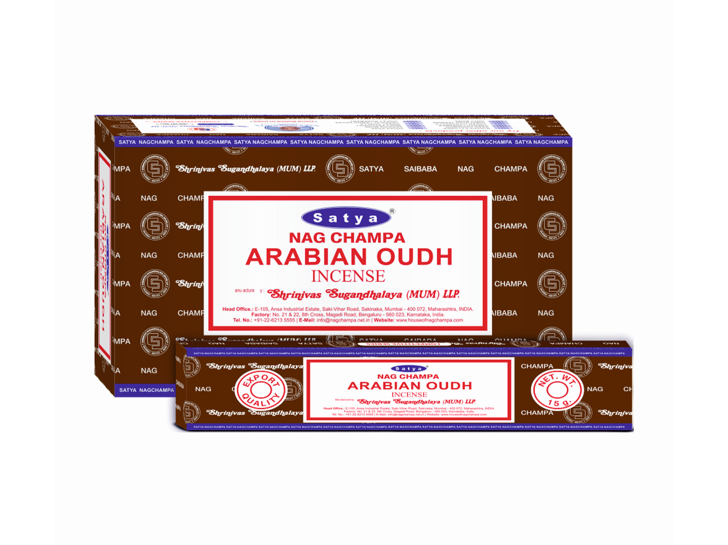 SATYA ARABIAN OUDH INCENSE STICK (12 X 15G)