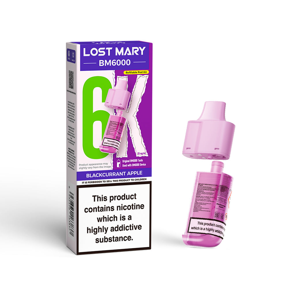 BLACKCURRANT APPLE - LOST MARY BM6000 POD