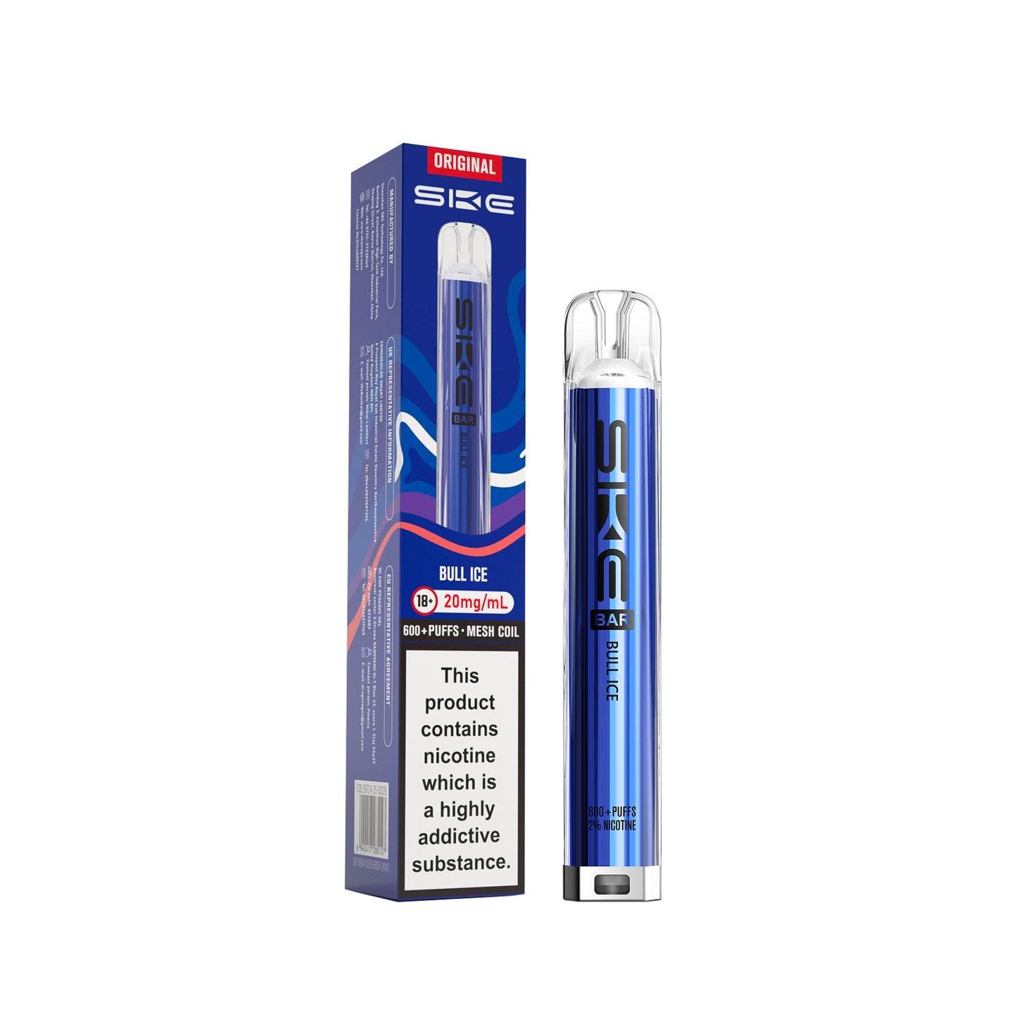 BULL ICE - SKE 600 Pre filled Pod Kit