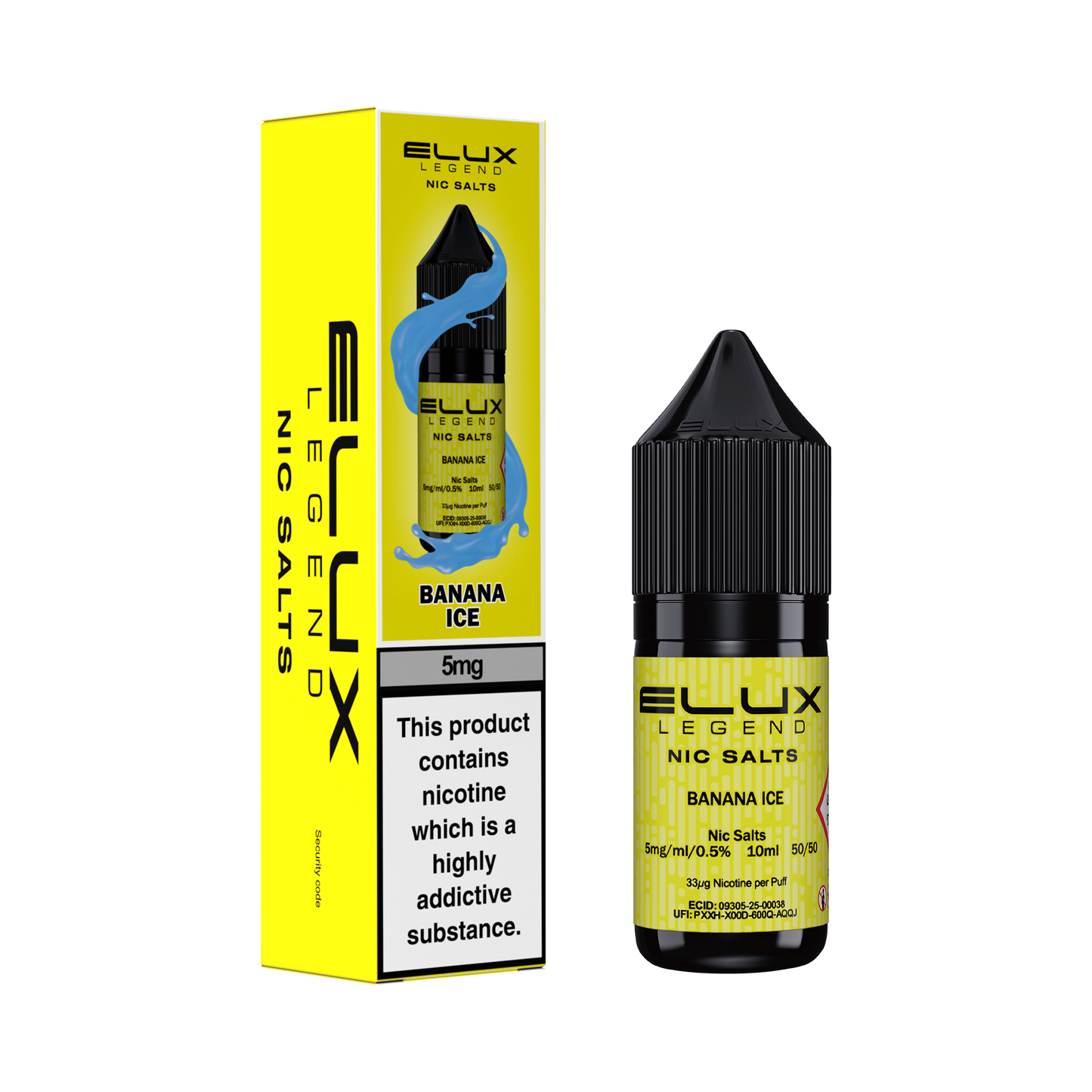 BANANA ICE - ELUX NIC SALTS 5MG