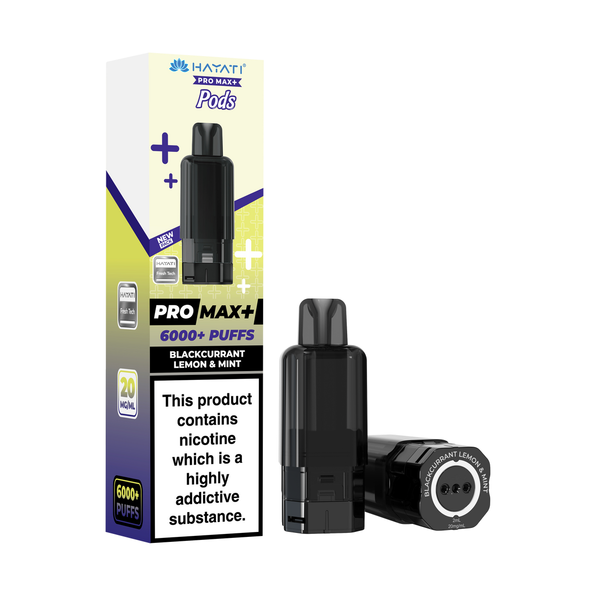 BLACKCURRANT LEMON & MINT - PRO MAX + PODS