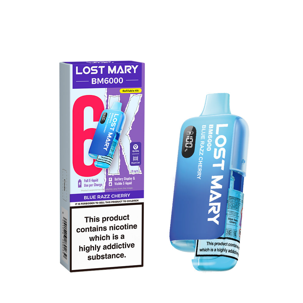 BLUE RAZZ CHERRY - LOST MARY BM6000 KIT