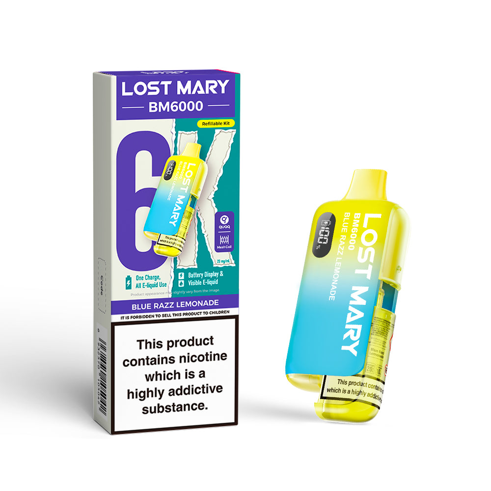 BLUE RAZZ LEMONADE - LOST MARY BM6000 KIT