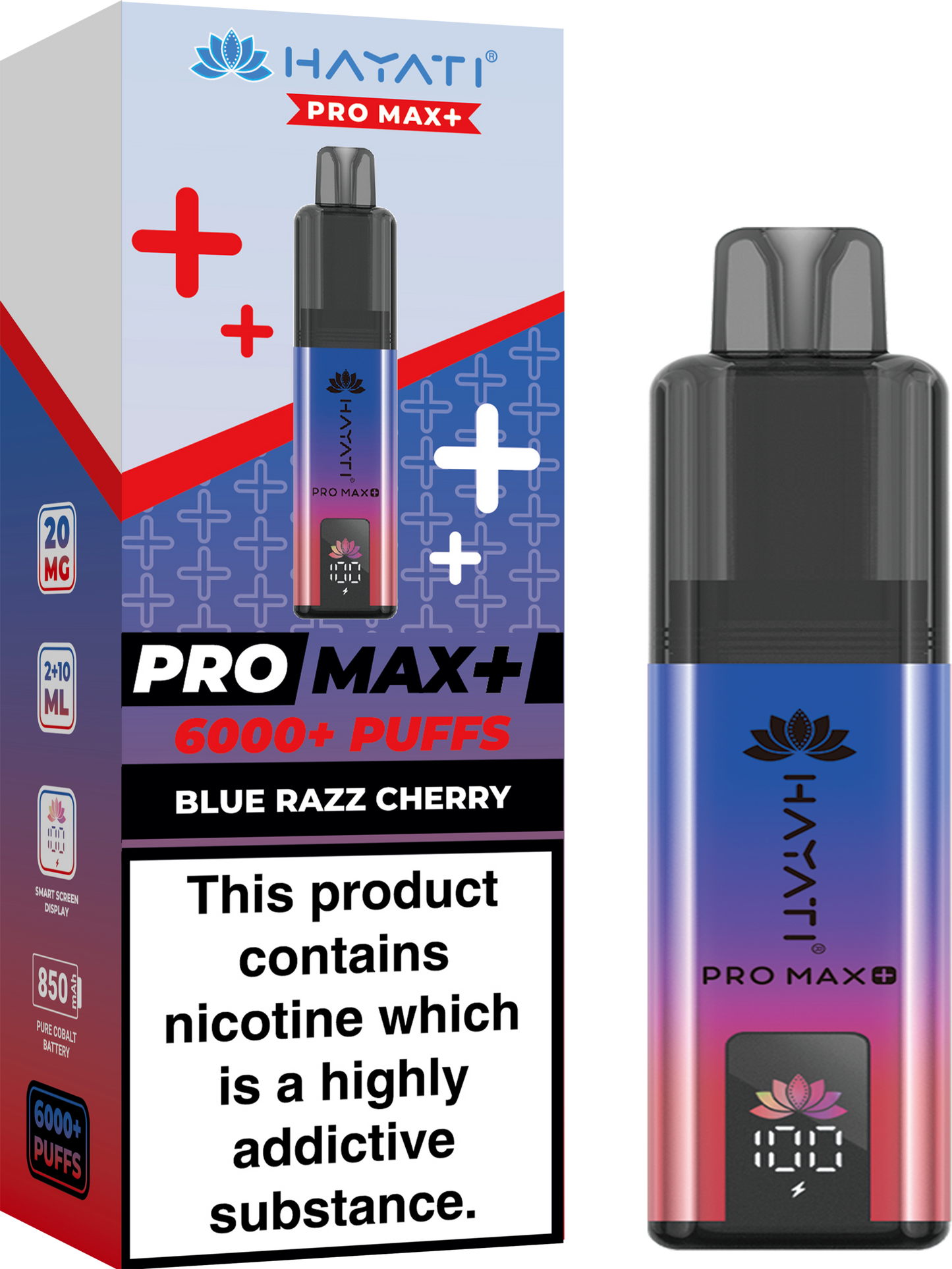 BLUE RAZZ CHERRY - PRO MAX +