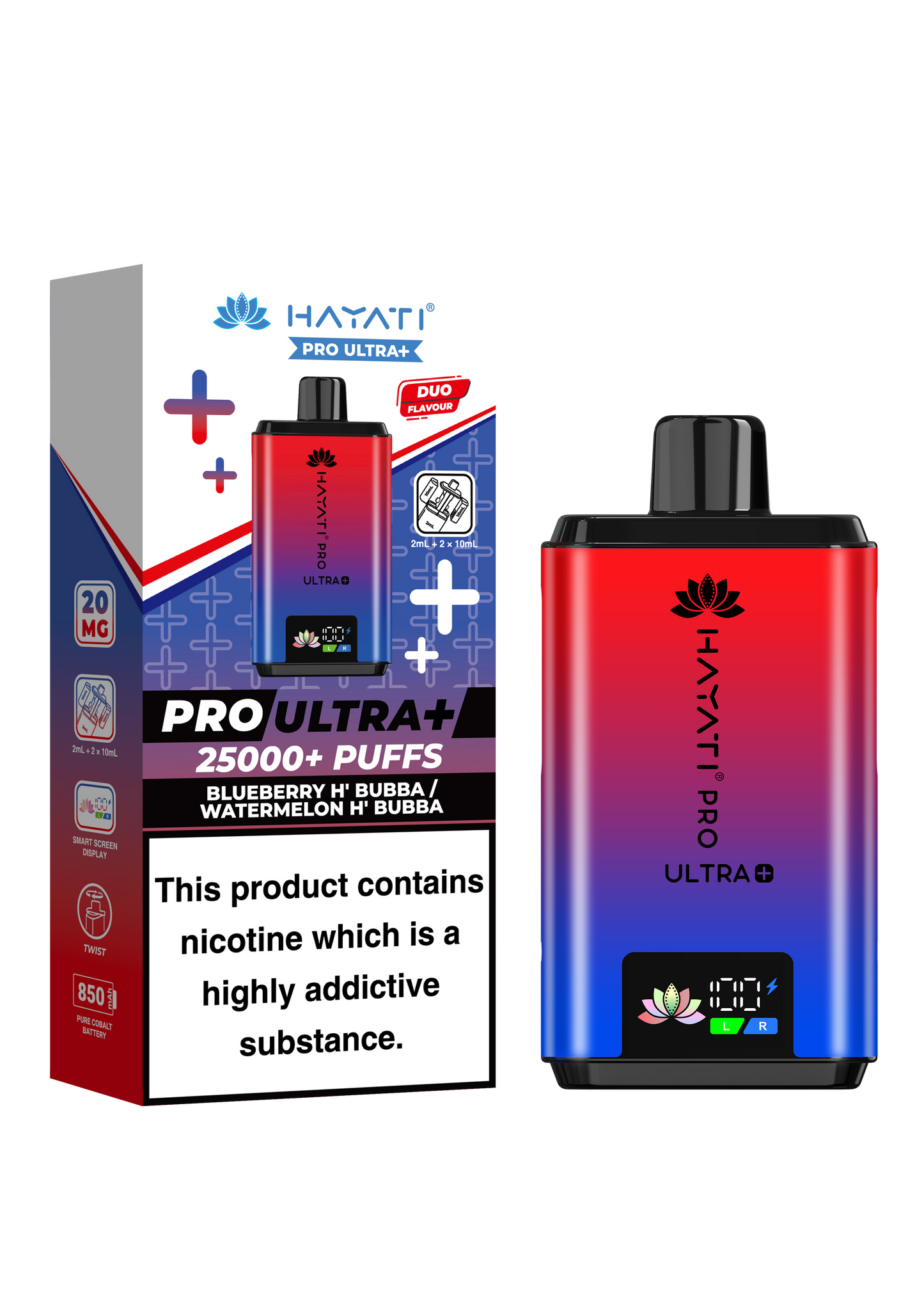 BLUEBERRY H'BUBBA/WATERMELON H'BUBBA - HAYATI PRO ULTRA 25K