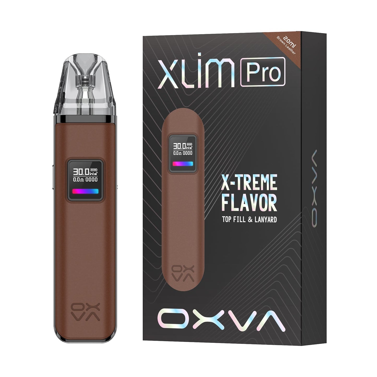 BROWN LEATHER - XSLIM