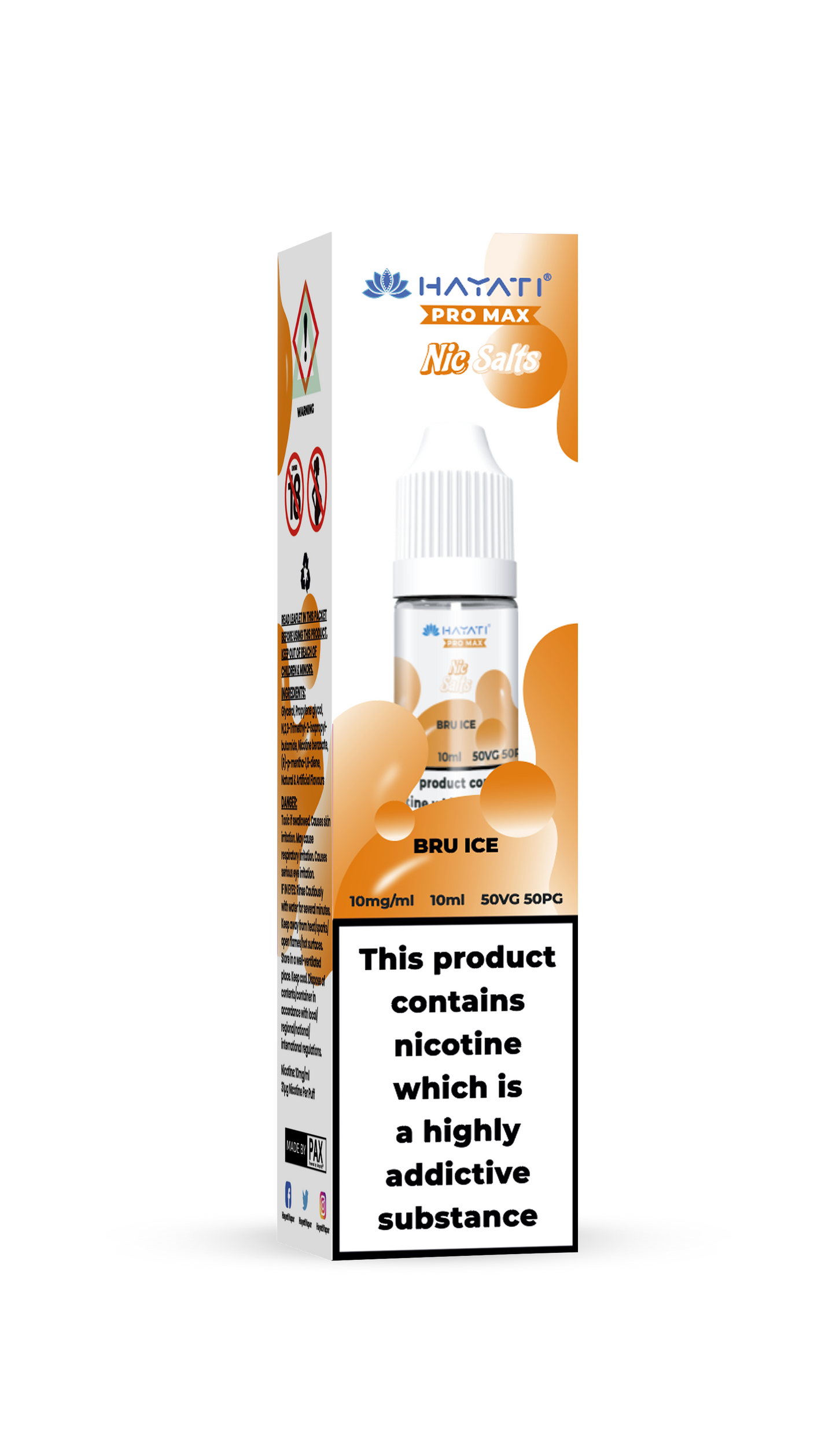 BRU ICE - HAYATI NIC SALTS 10 MG