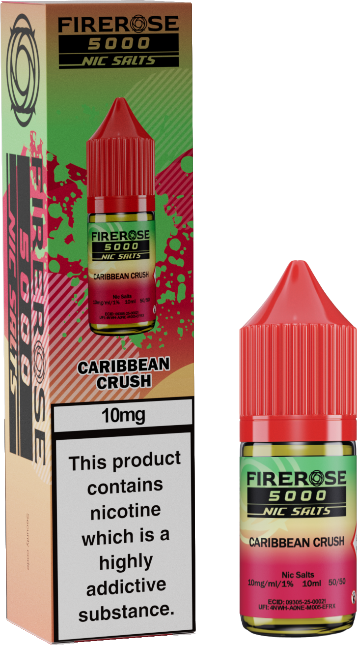 CARRIBEAN CRUSH - FIREROSE NIC SALTS 10 MG