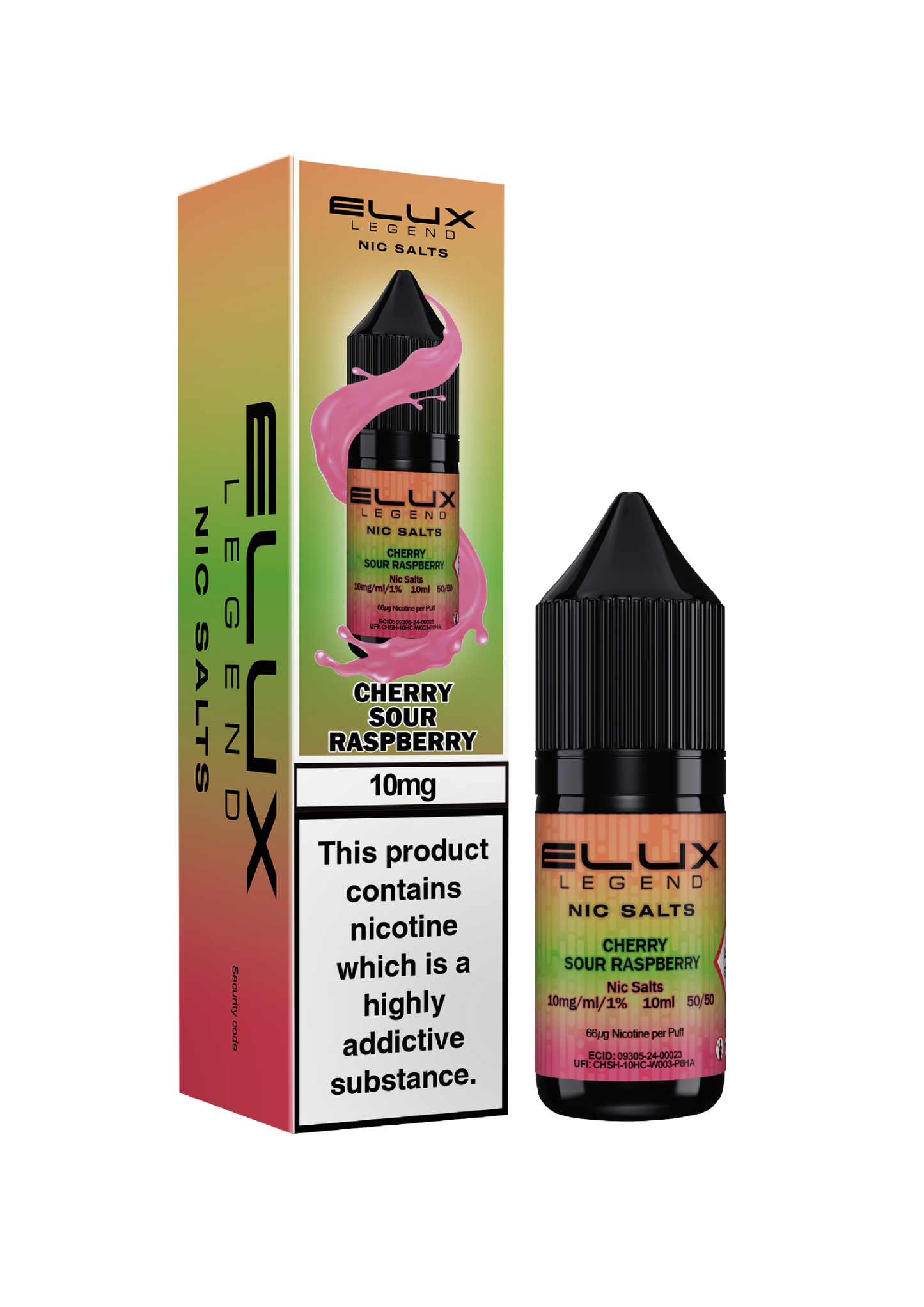 Cherry Sour Raspberry - ELUX NIC SALT 10 MG