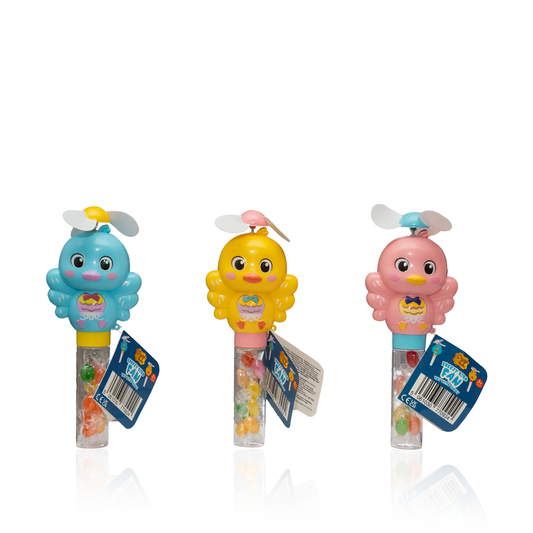 BREEZY BIRD FAN CANDY TOY (12x10g) (HALAL) - CANDY PARADISE