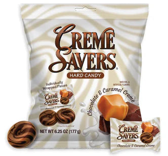 CHOCOLATE AND CARAMEL - CREME SAVERS (12x85g)