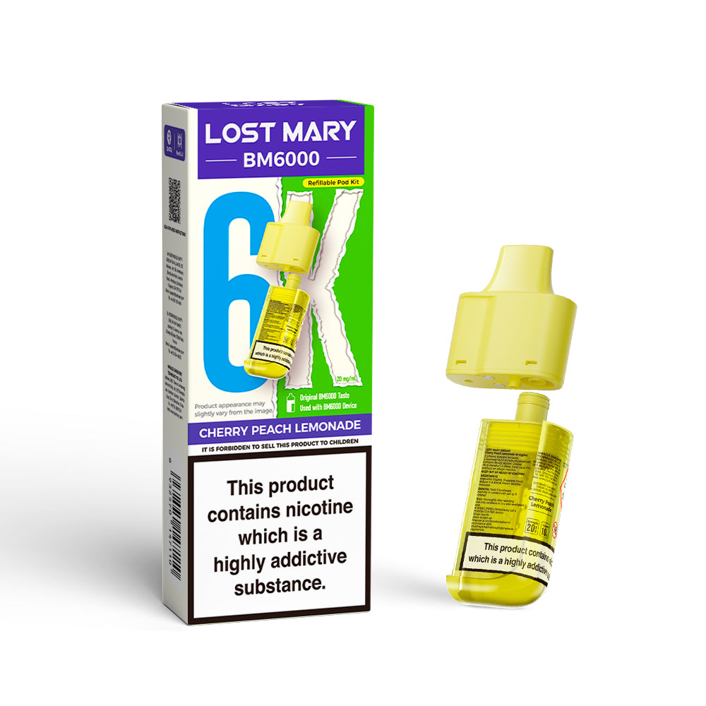 CHERRY PEACH LEMONADE - LOST MARY BM6000 POD