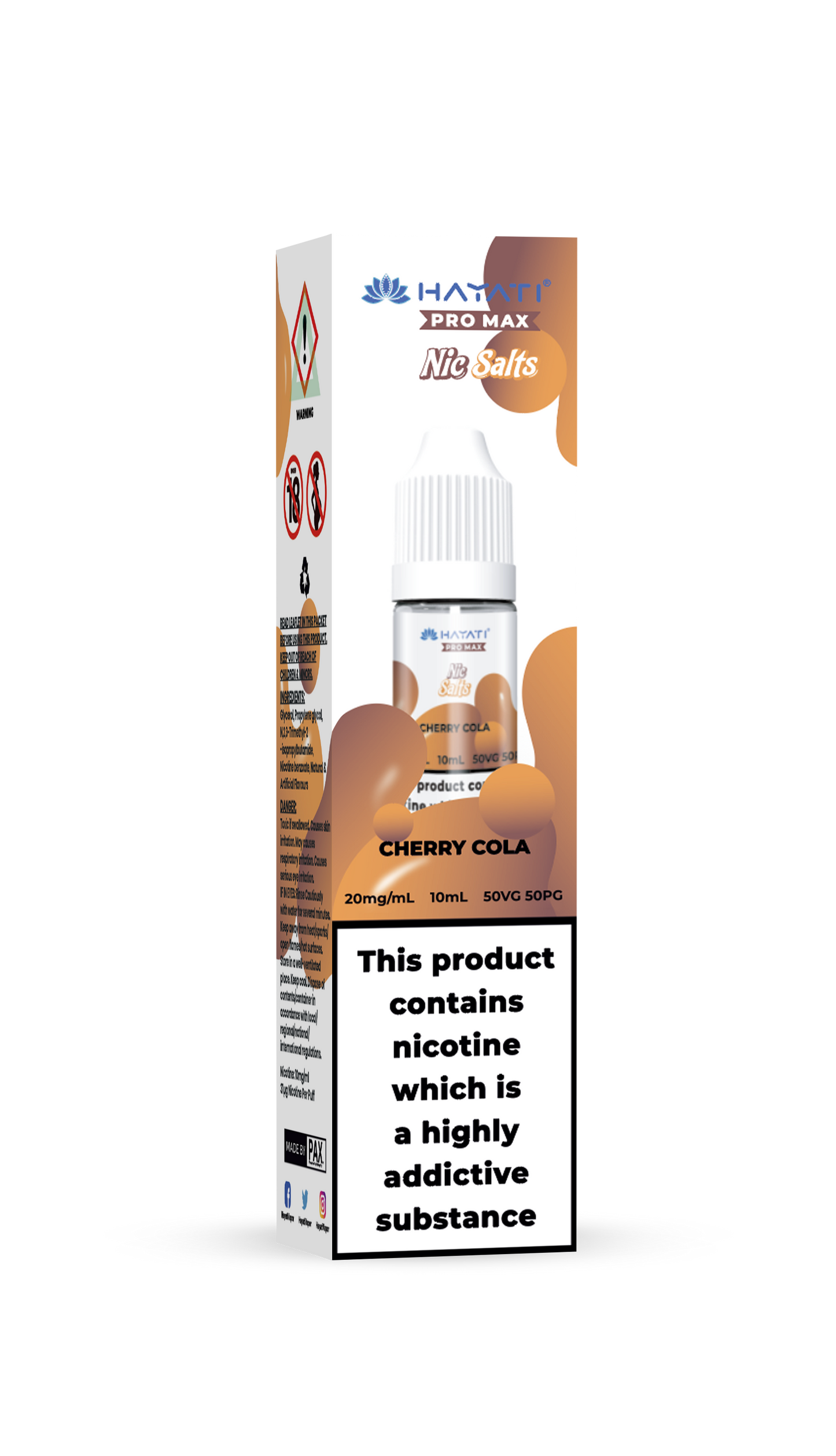 CHERRY COLA - HAYATI NIC SALTS 20 MG