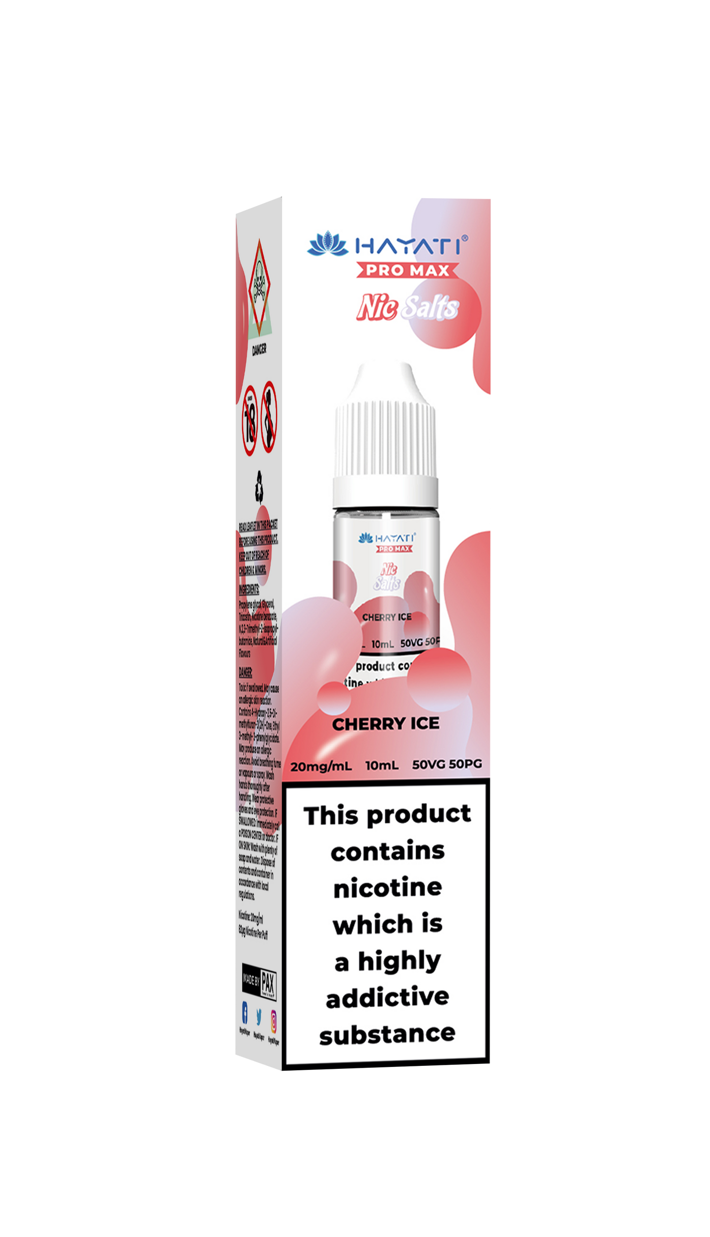 CHERRY ICE - HAYATI NIC SALTS 20 MG