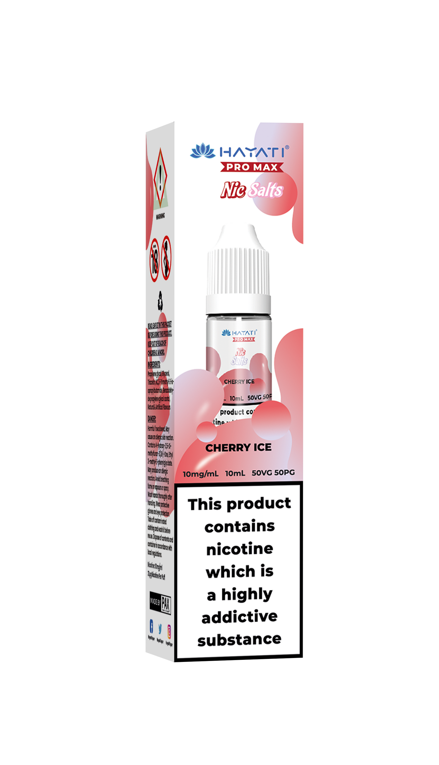 CHERRY ICE - HAYATI NIC SALTS 10 MG