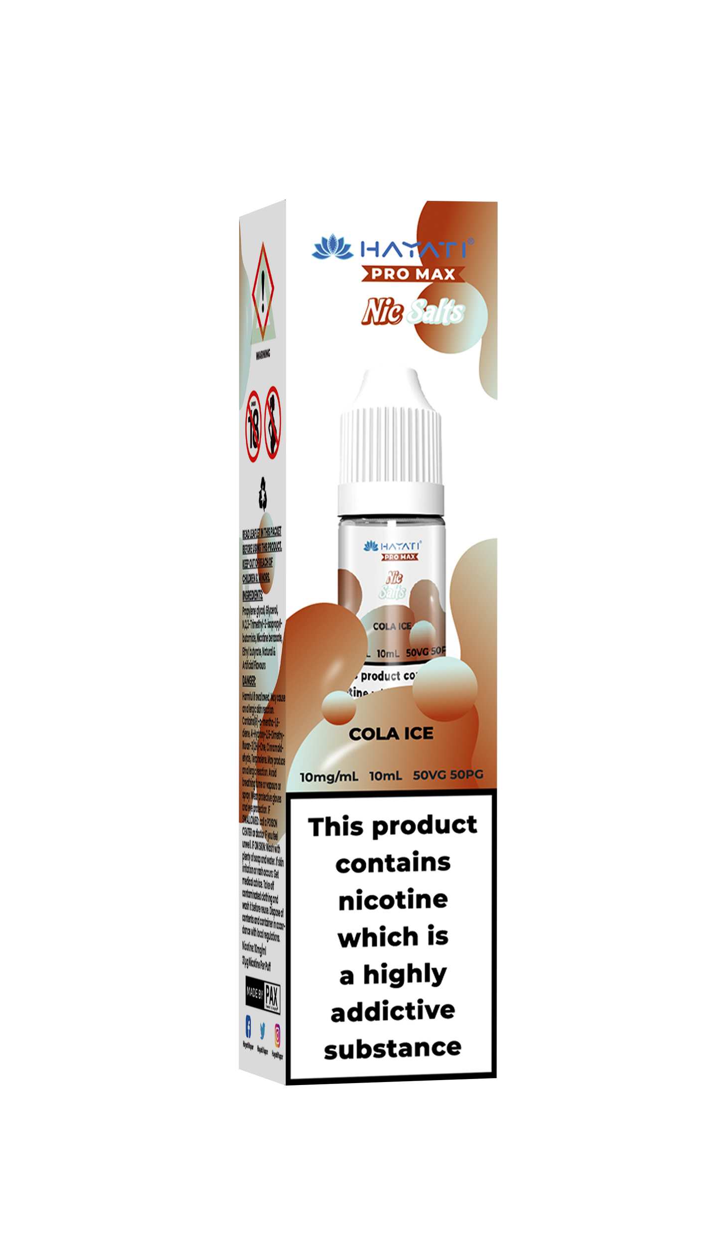 COLA ICE - HAYATI NIC SALTS 10 MG