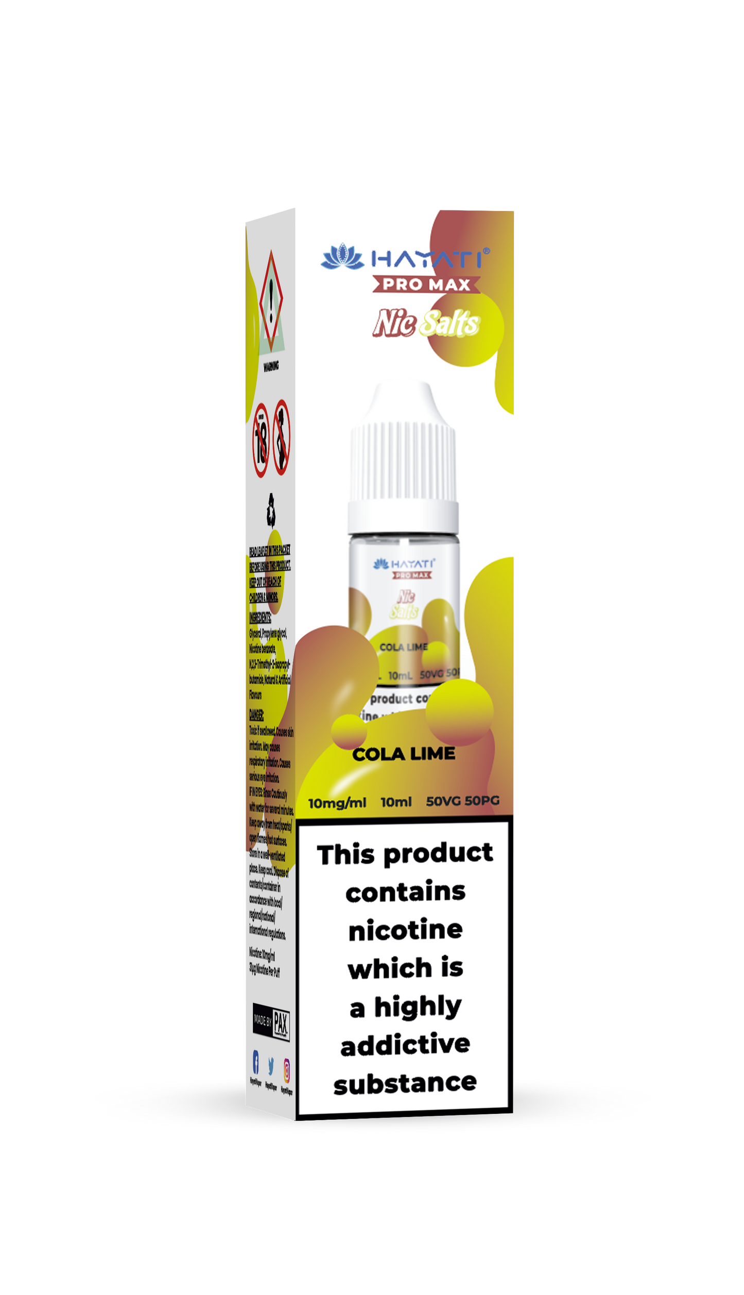 COLA LIME - HAYATI NIC SALTS 10 MG