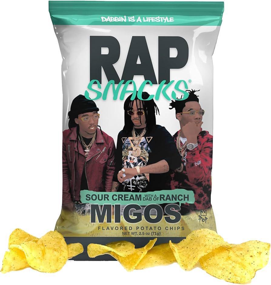RAP SACKS MIGOS SOUR CREAM RANCH - (12 X 71G)
