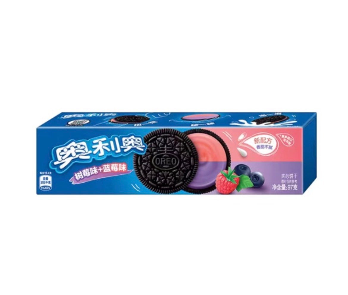 OREO SANDWHICH COOKIE BLUEBERRY RASPBERRY (97gx24pk)