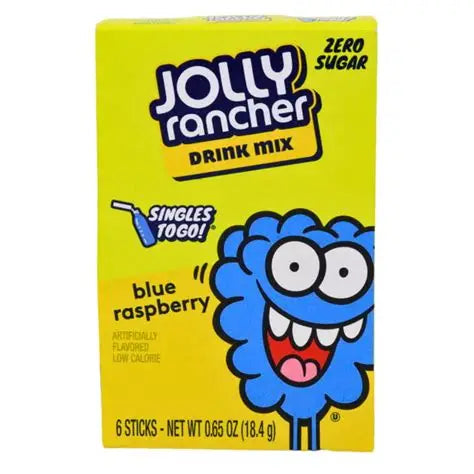 JOLLY RANCHER BLUEBERRY RASPBERRY SINGLES TO GO! (12PCS)