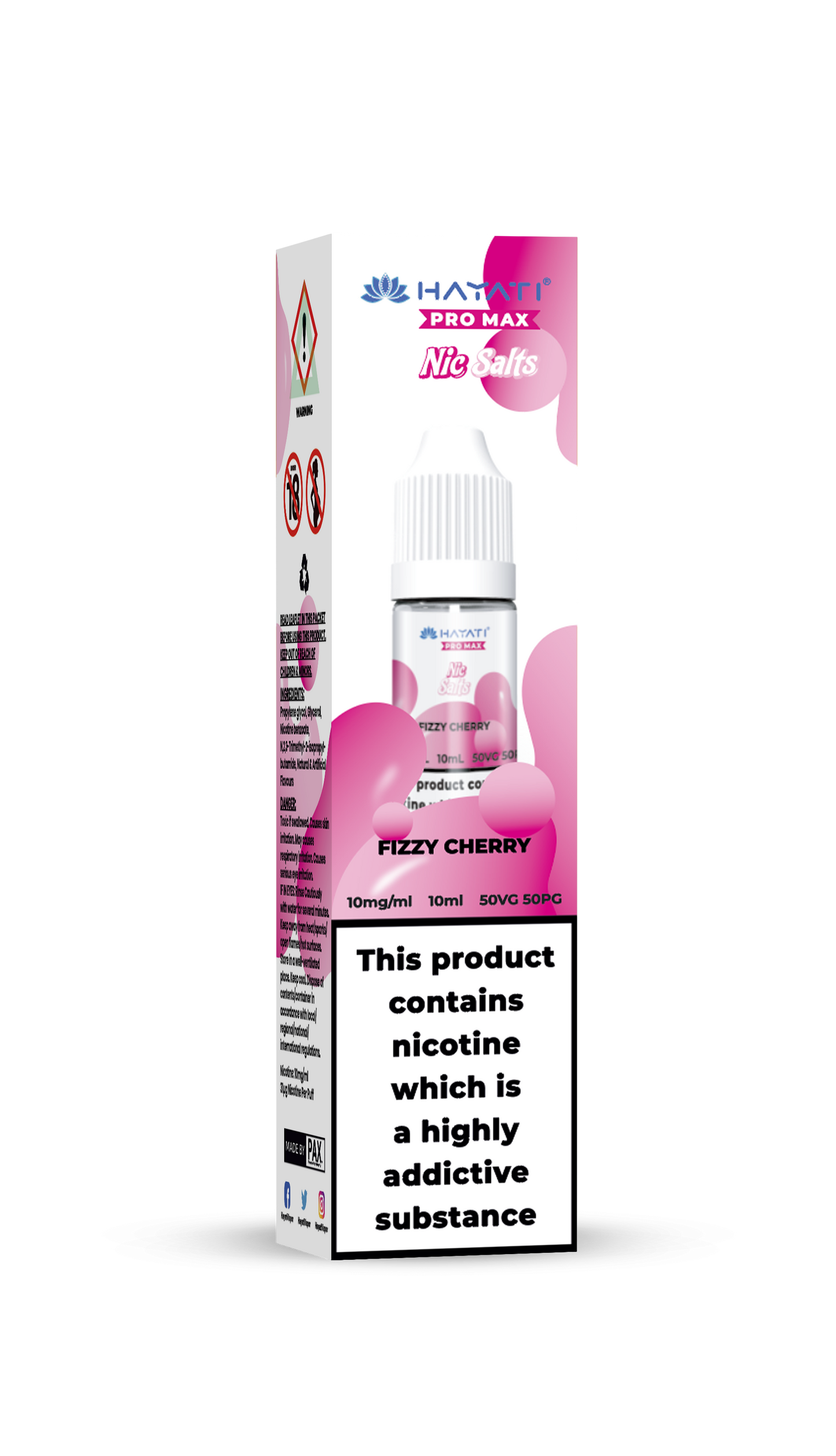 FIZZY CHERRY - HAYATI NIC SALTS 10 MG