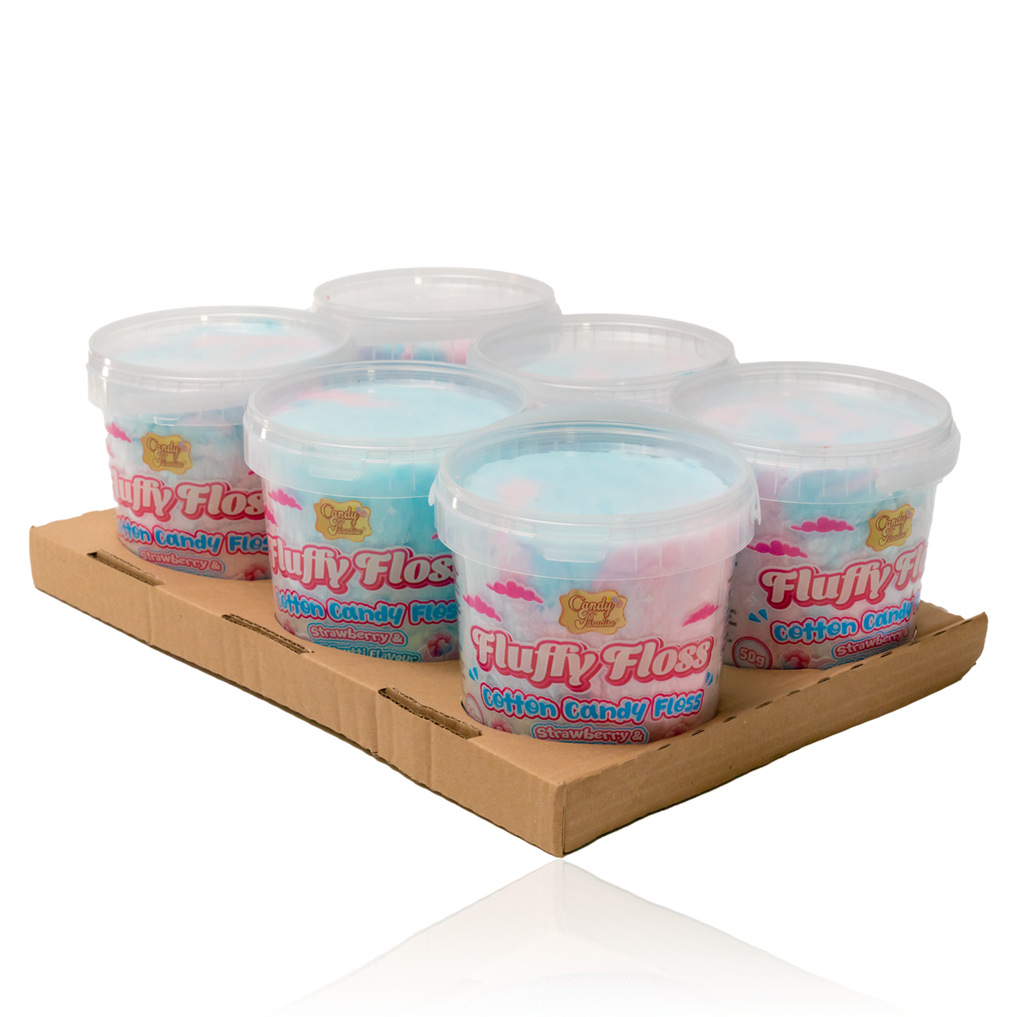 FLUFFY FLOSS (6x50g) (HALAL) - CANDY PARADISE