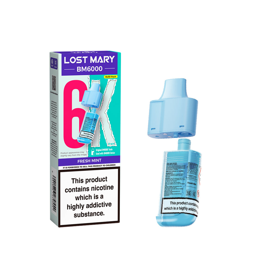 FRESH MINT - LOST MARY BM6000 POD
