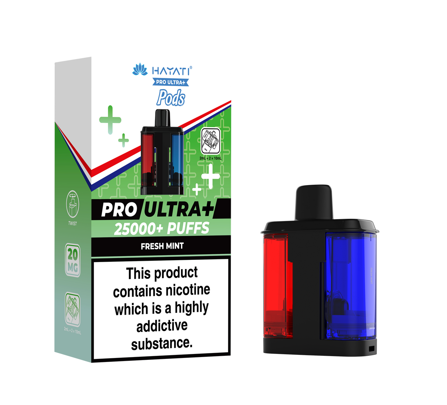 FRESH MINT - HAYATI PRO ULTRA PODS 25K+