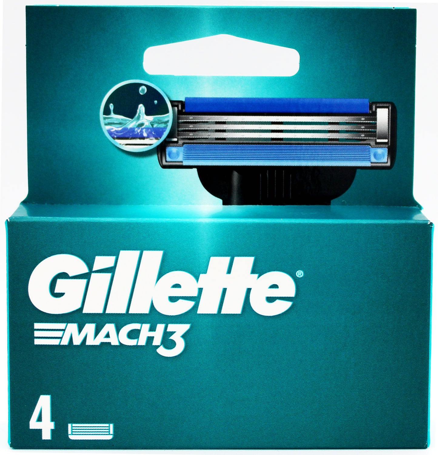GILLETTE MACH3 BLADES 4'S