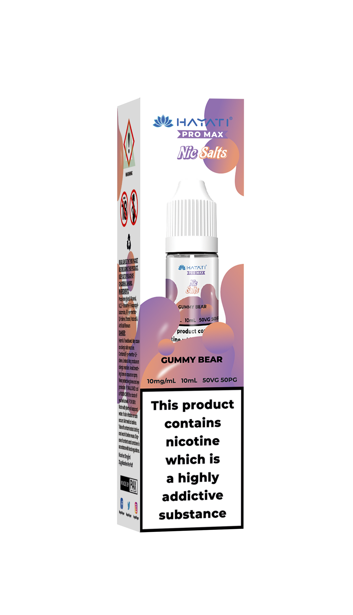 GUMMY BEAR - HAYATI NIC SALTS 10 MG