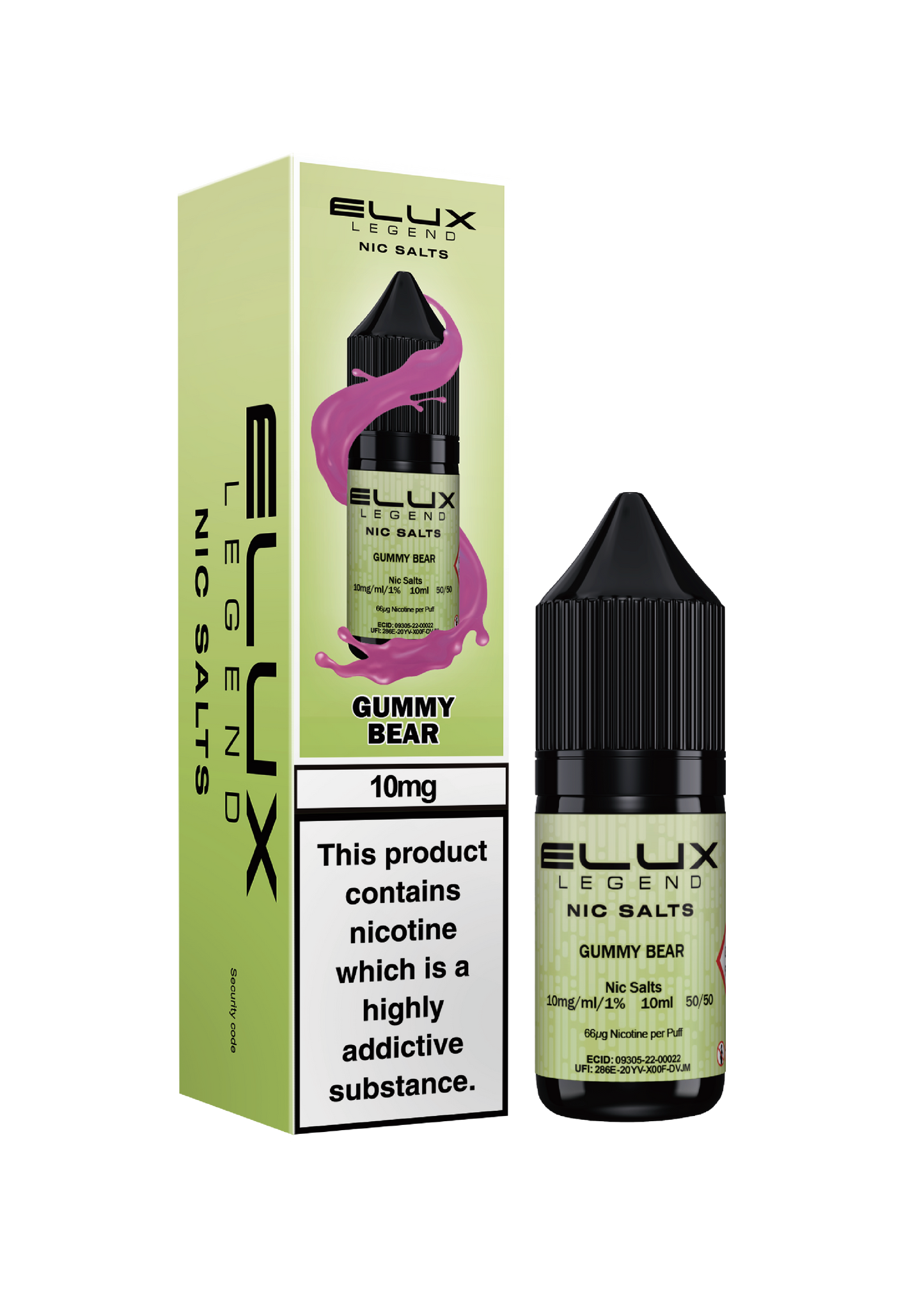 Gummy Bear - ELUX NIC SALT 10 MG