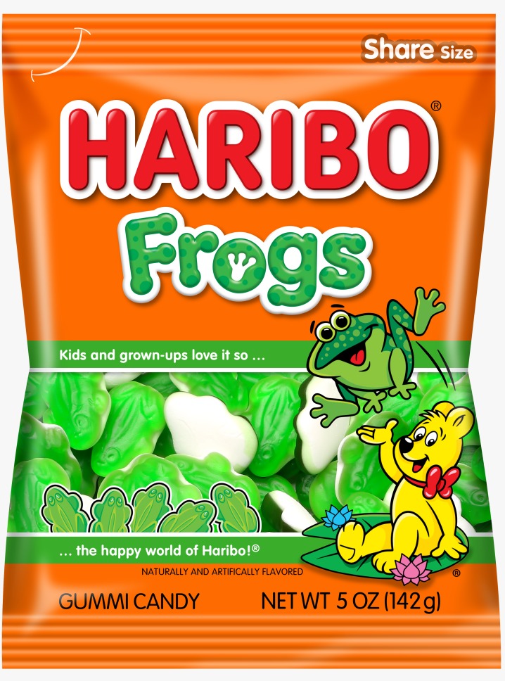 FROGS AMERICAN HARIBO - 12 BAGS X 5 Oz