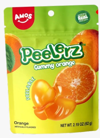 GUMMY ORANGE PEELERZ 12 X 65G