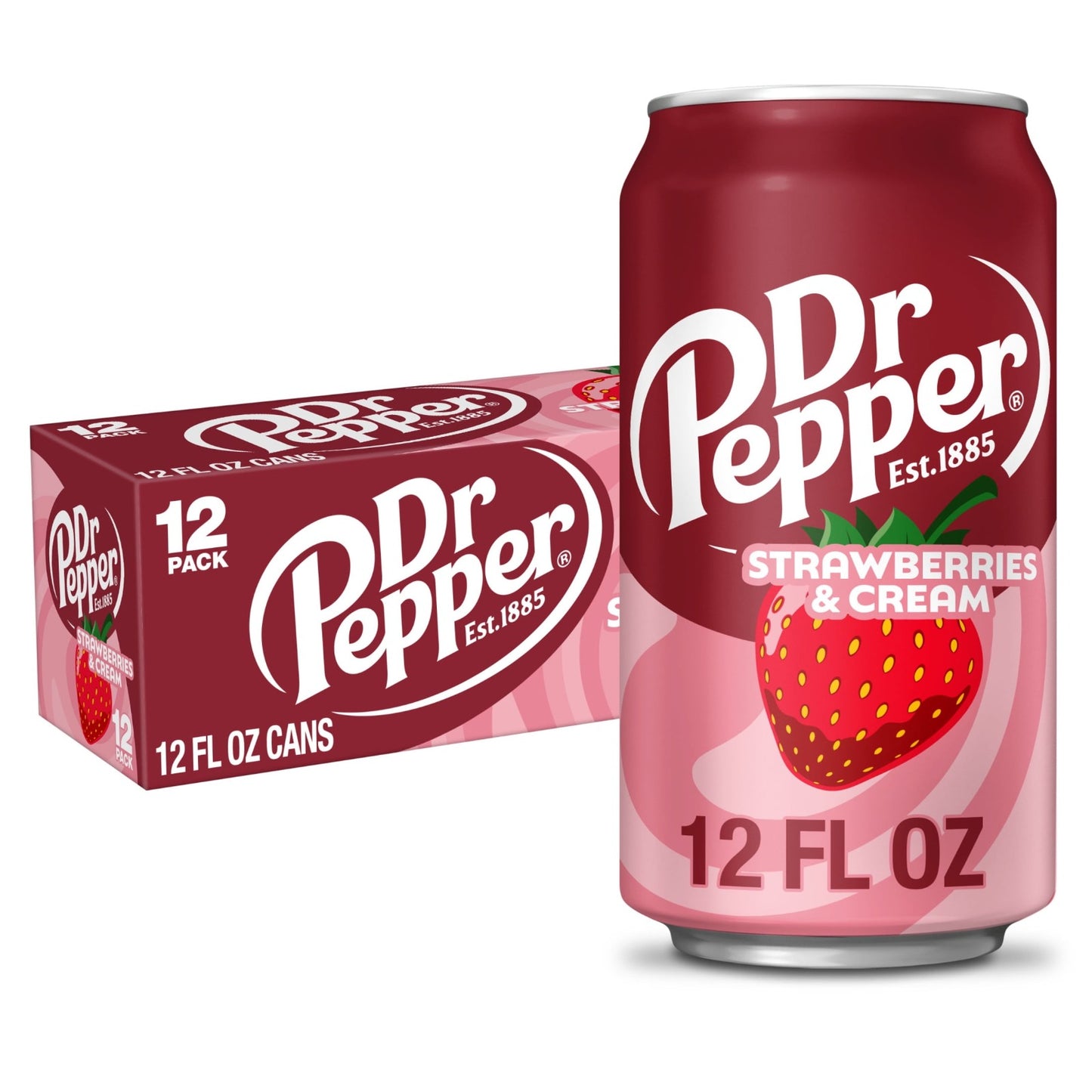 DR PEPPER STRAWBERRIES & CREAM USA (12PK)